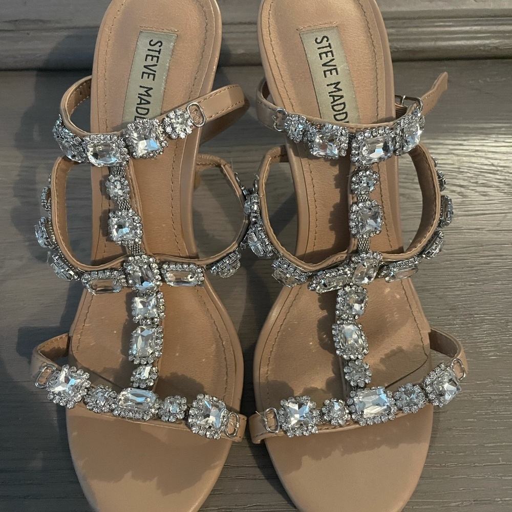 Steve Madden rhinestone sandals